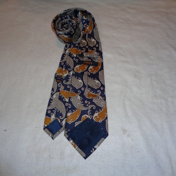 Vintage Gucci Silk Tie - Picture 3 of 3